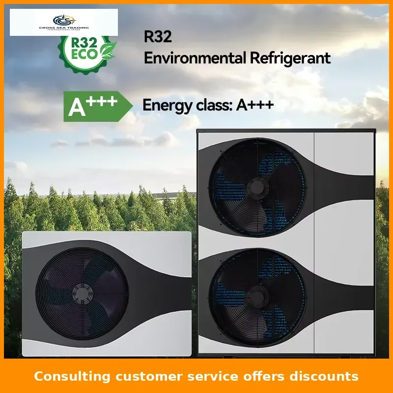 R32 Air Source Heat Pump Water Heater with A++ Energy Efficiency Rating DC Inverter Compressor Tankless Design Stainless