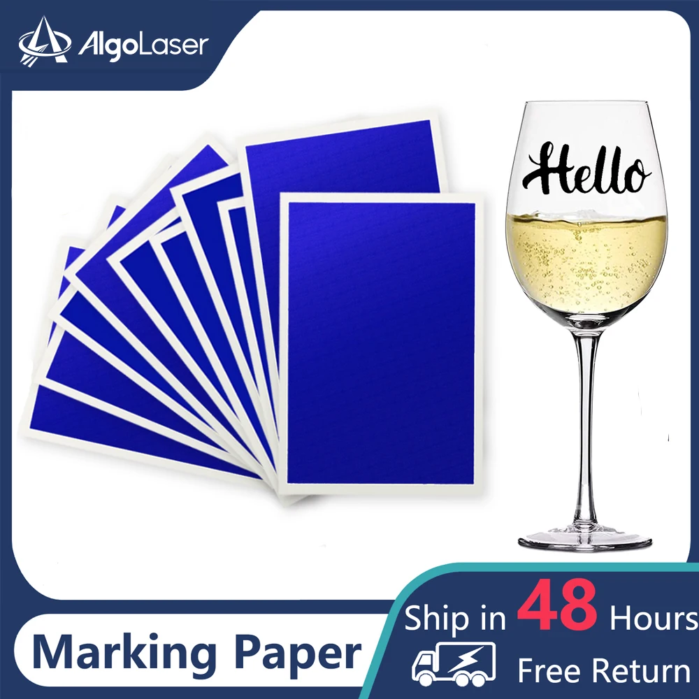 Gravação a Laser Gravador Papel de Marcação Colorido Cerâmica Vidro Cristal Telhas de Pedra Acrílico Transparente para Fibra Co2 e uv 10 Pcs 20 Pcs 50 Pcs