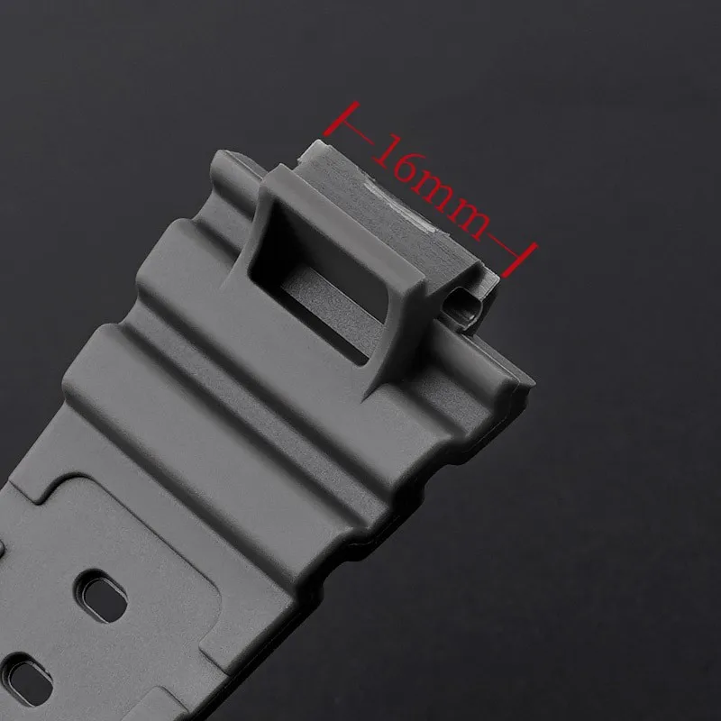 16mm Rubber Watch Strap for DW-5600 GA-2100 DW5000 G5600 GW-M5610/B5600 Men Watch Accessories G-Shock Replacement Watchband