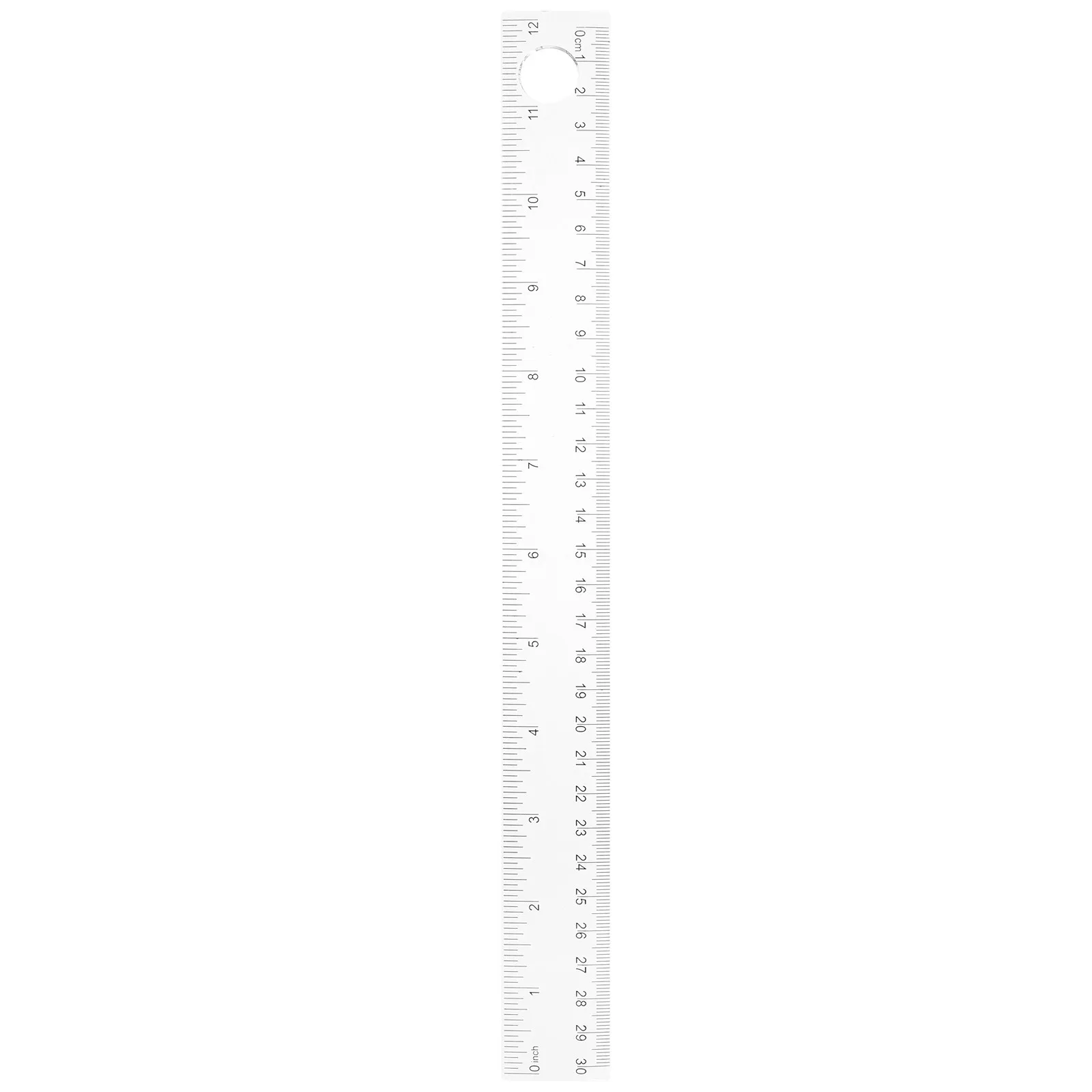 

10Pcs Magnifying Ruler Clear Plastic Straight Ruler with Enlarged Viewing Circle for Precision Measuring Drawing Office Teaching