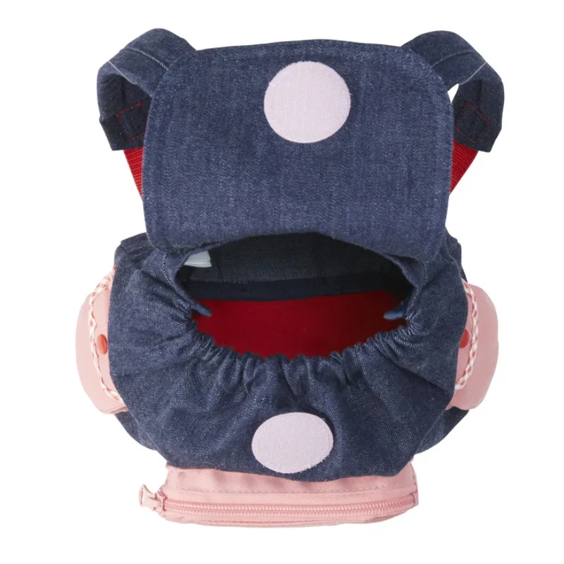 어린이 학교 가방 일본 소녀 만화 카우보이 토끼 꽃 자수 배낭 유치원 다시