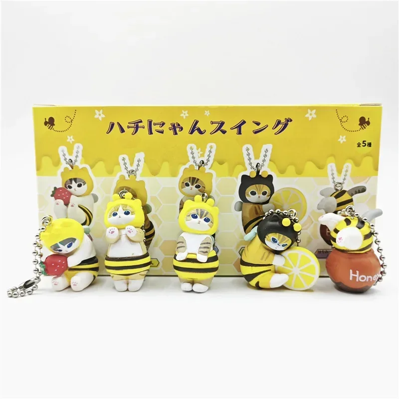 

Mofusand Cat Blind Box Toys Anime Action Figures Bee Cat Pendant Keychain Bag Decoration Collection Birthday Christmas Gift