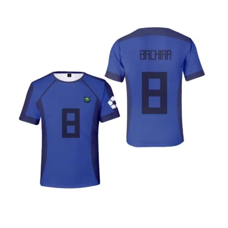 Summer fashion new blue lock T-shirt 3D printed men's fashion trend short sleeved T-shirt cartoon street wear Harajuku T-shirt t image 5