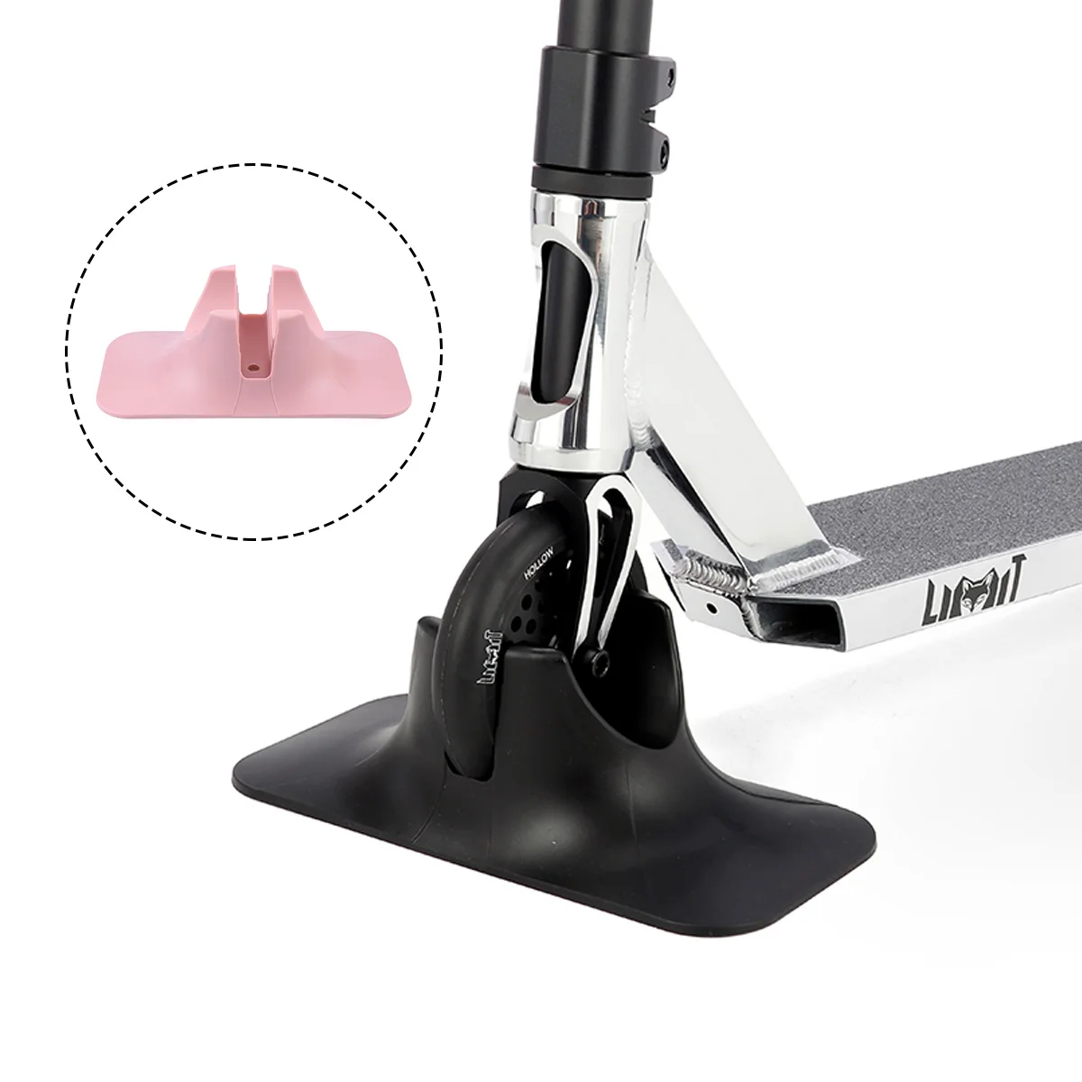 

Universal Scooter St Rack for Two Wheels Made of ABS Hold Upright Parking Accessories Compatible Pro Kick Scooters Fasten in