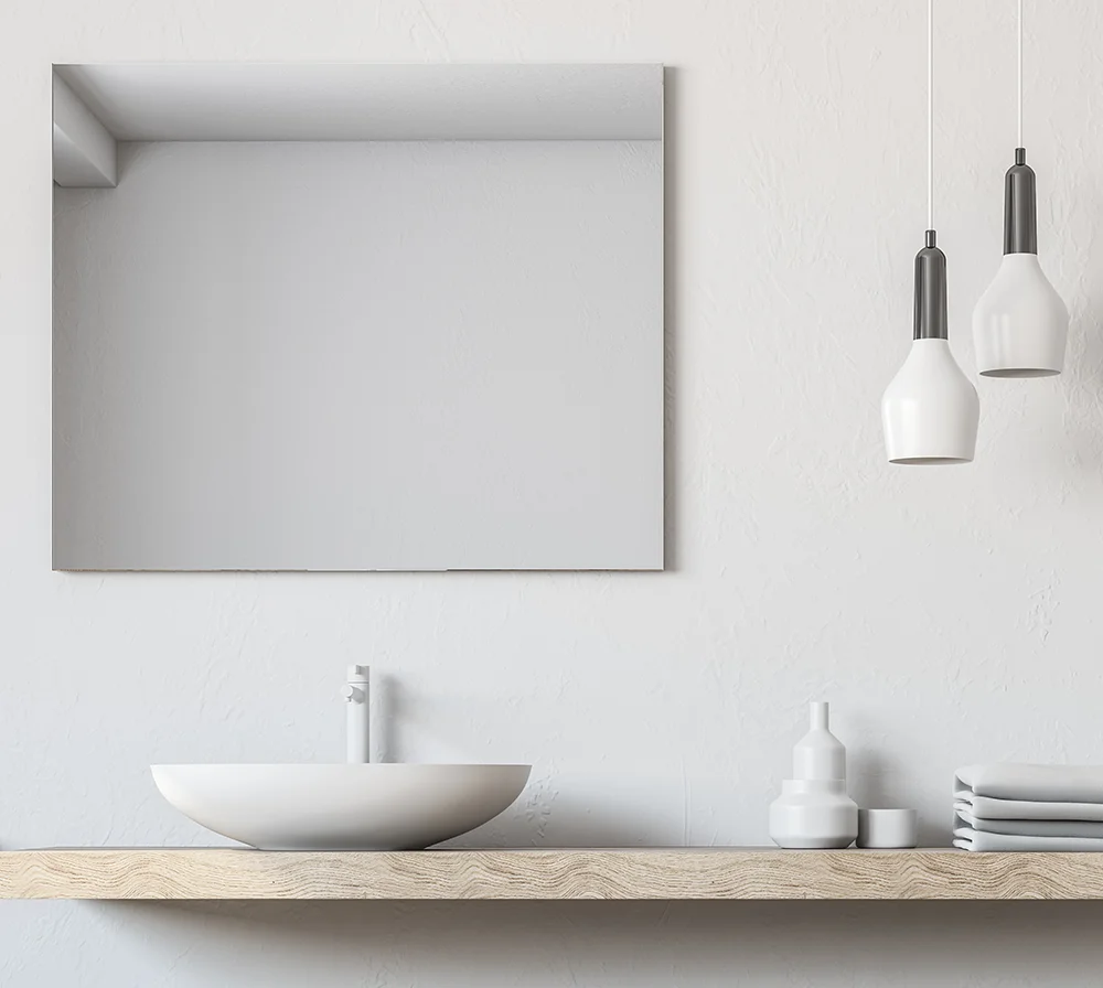 Gran oferta termostato inteligente 350w calefacción eléctrica tablero de preservación del calor montaje en pared del baño Panel de espejo de calefacción infrarroja