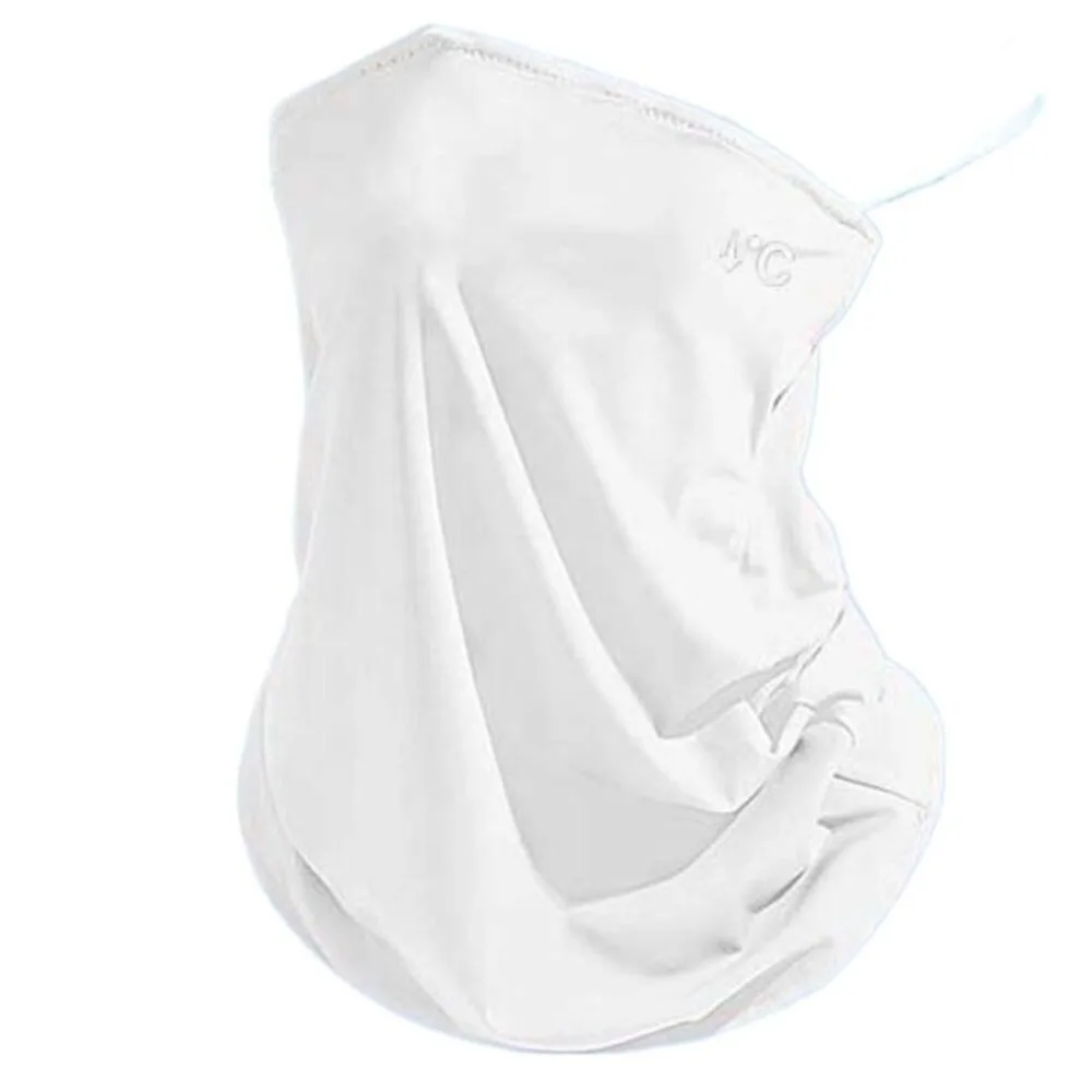 

Новая маска из ледяного шелка UPF50+ для быстрой сушки, защиты шеи и лица от солнца, дышащий шарф с защитой от УФ-излучения для велоспорта