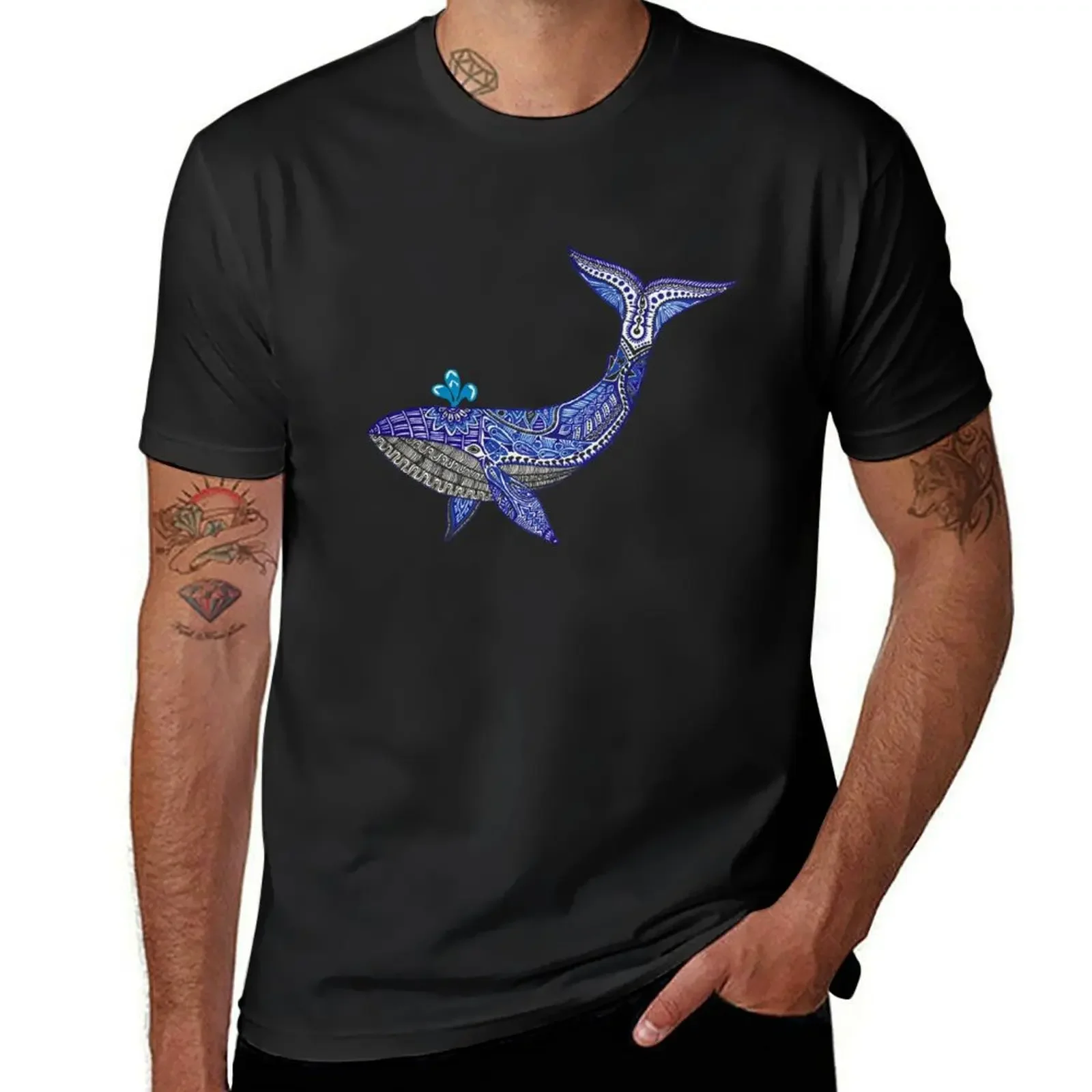 Blue Whale - Marine life T-Shirt oversized graphic tee man t shirt cute clothes men clothes