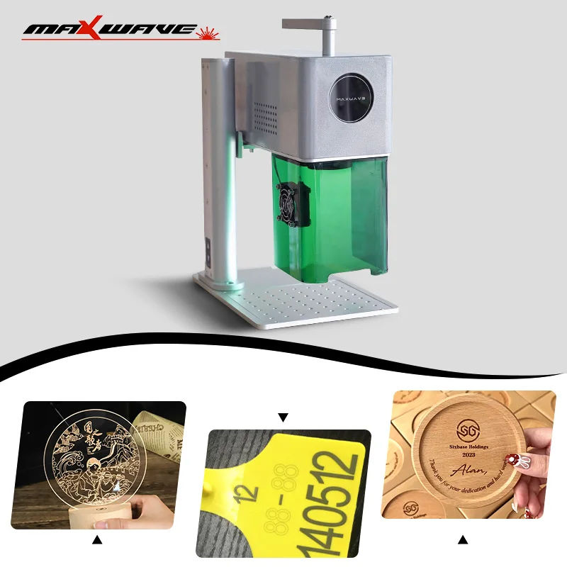 

5W 10W 20W Laser marking engraving machine handheld marker for date serious numbers on plastic bottles metal wood leather glass