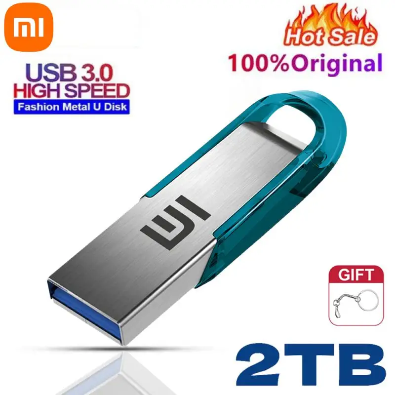 แฟลชไดรฟ์3.0 Xiaomi USB 2TB 1TB pendrive 512GB 256GB SSD 128GB หน่วยความจำ Usb3.0ไดรฟ์ปากกา OTG แฟลช USB Disk ของขวัญที่ดีที่สุด