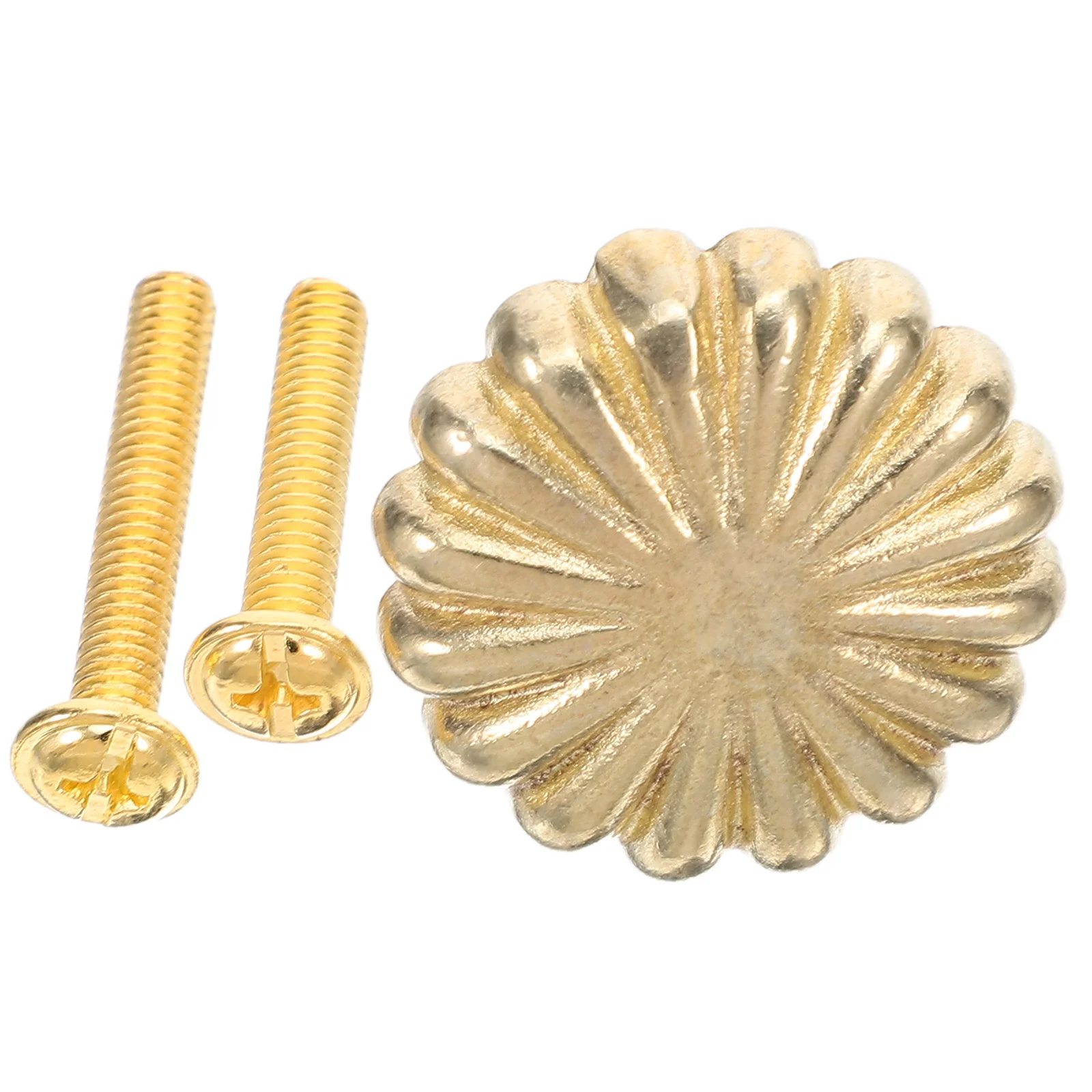 

Floral Cabinet Knobs: Solid Brass Decorative Drawer Handles Vintage Flower Shape Pulls For Kitchen Wardrobe Closet