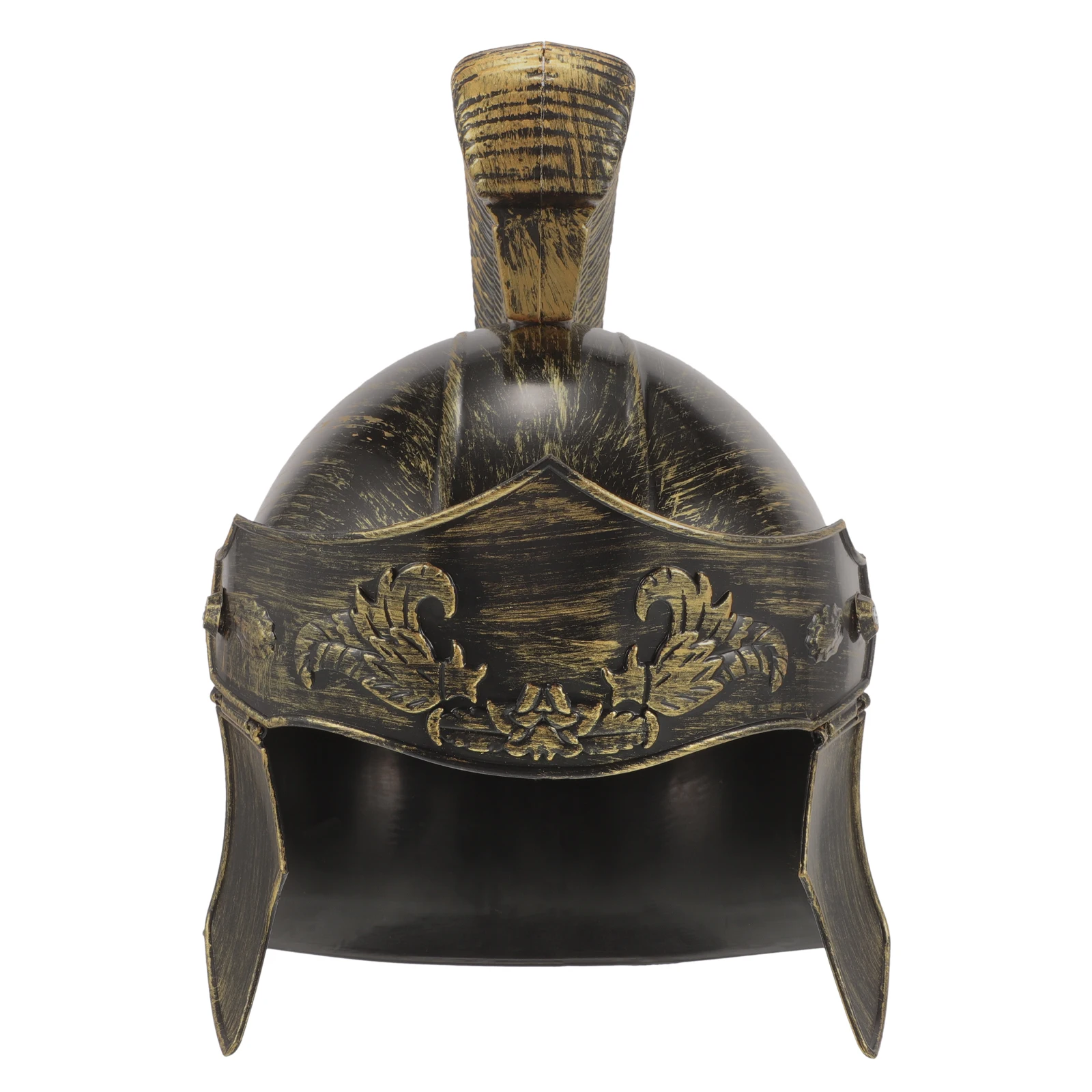 Historical Golden Samurai Hat Cosplay Masquerade Accessories Roman Headpiece Hats for Men