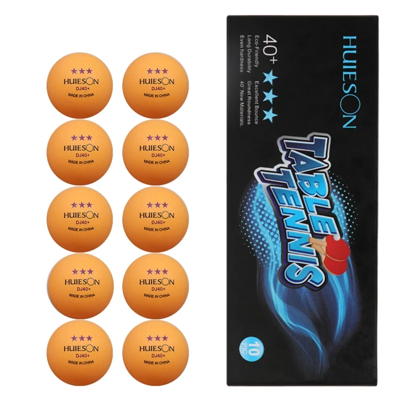 2025 New 3-Star Professional DJ40 Table Tennis ping pong Ball White Orange Amateur Ball