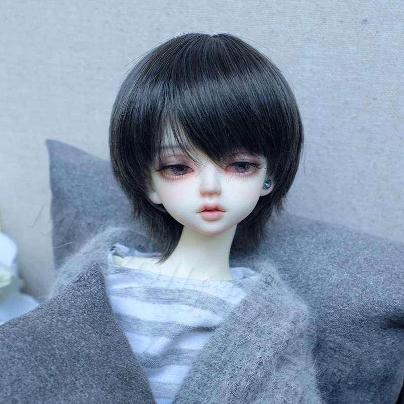 Short Hair 1/3 1/4 1/6 BJD Wig Handmade DD MDD SD Uncle Doll Accessories DIY Doll Dress Up Toys for Children Gifts