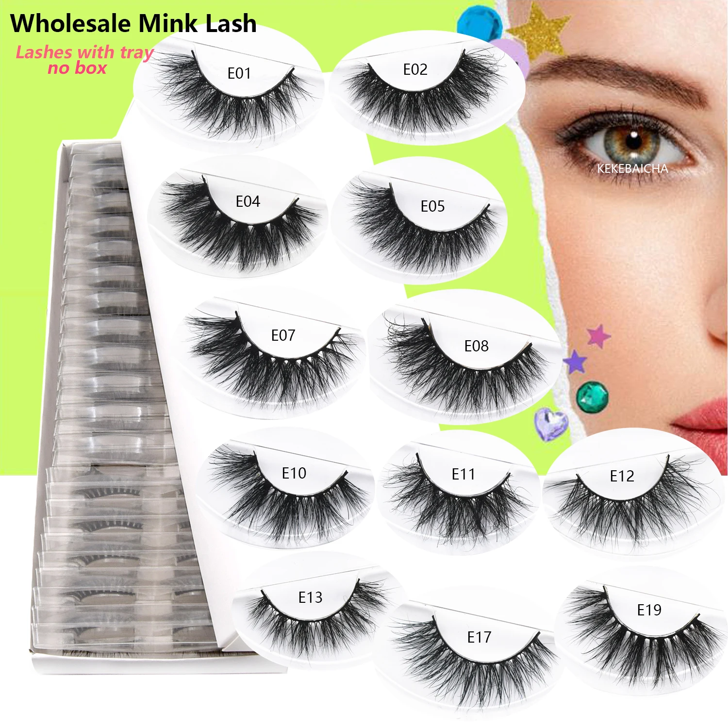 

30Pairs Mink Lashes Mink Eyelashes 3D Mink Lashes Wholesale Fluffy Fake Eyelashes Soft Lashes Wispy False Eyelash in Bulk Makeup