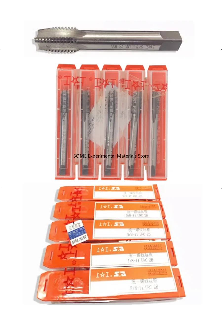 

1/4-20 3/8-1/2 UNC UNF Machine Tap High Quality Threading Tool for Metal Working