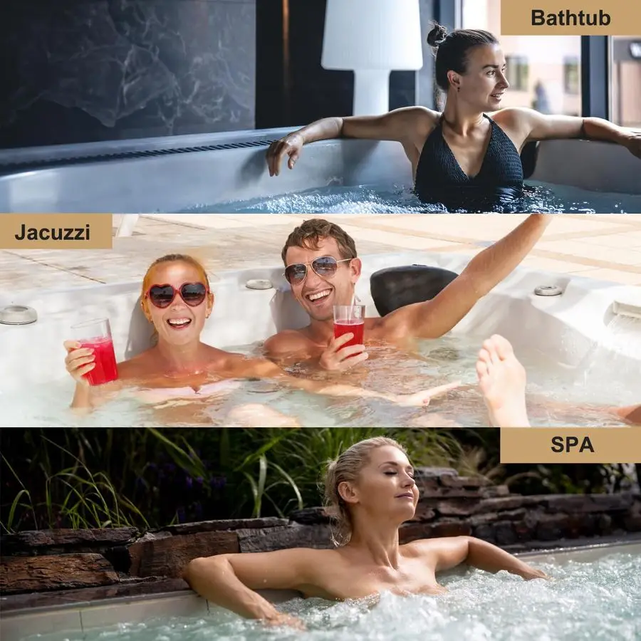 

Body Bath Pillow for Bathtub, Non-Slip Bath Pillows for Tub, Spa Bathtub Pillow Cushion for Headrest Neck Shoulder and Back