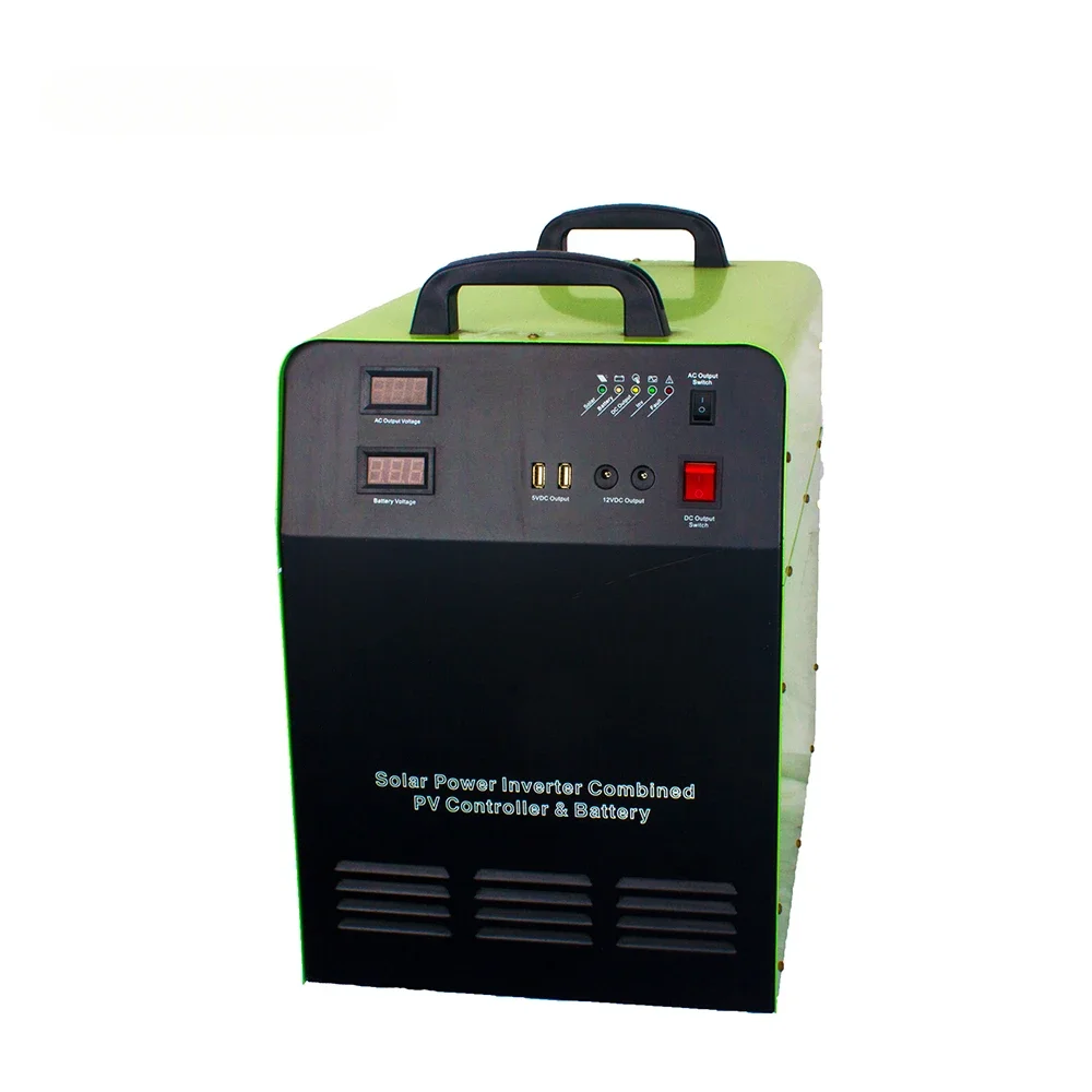 1000w 1kw 24v portable solar power off grid system