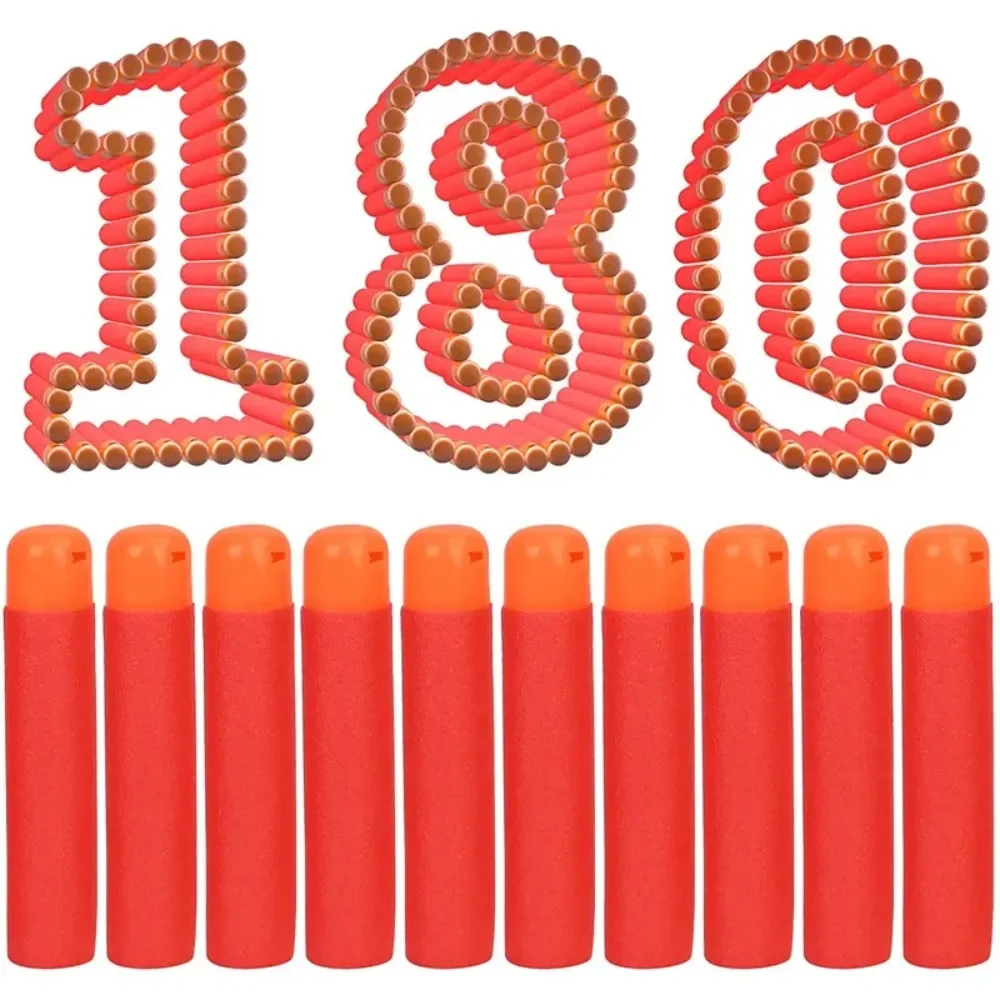 120 Pack Refill Darts 9.5cm Foam Blaster Refill Bullets Compatible for Nerfs Mega Guns Foam Toy Darts for Kids Birthday Gift