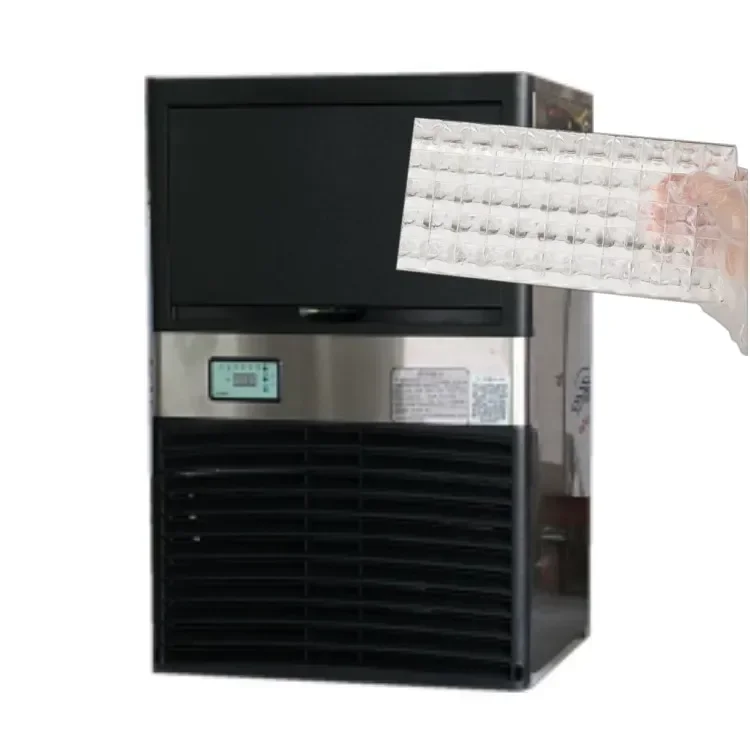 

Ice Maker 60kg Automatic Home Commercial Small Industry Ice Cube Machine Ice Maker Machines for Business Sale Food Beverage