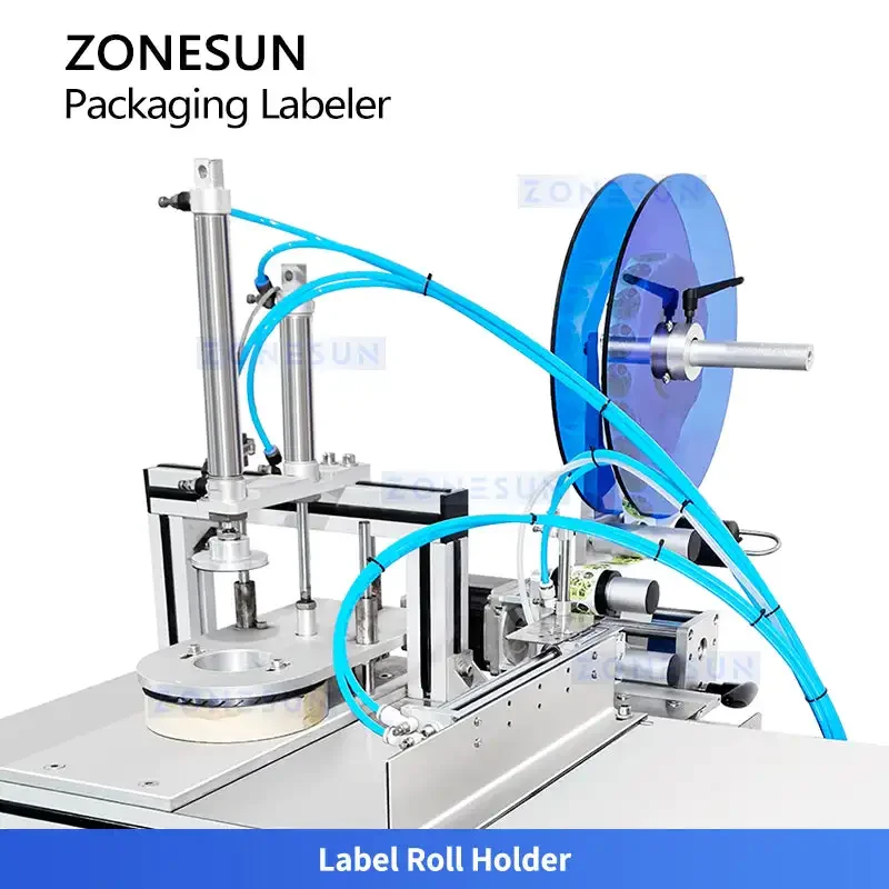 ZONESUN ZS-PK910 Automatic Round Soap Pleat Wrapping Machine Hotel Handmade Bar Soap Pleated Packaging and Labeling Machine
