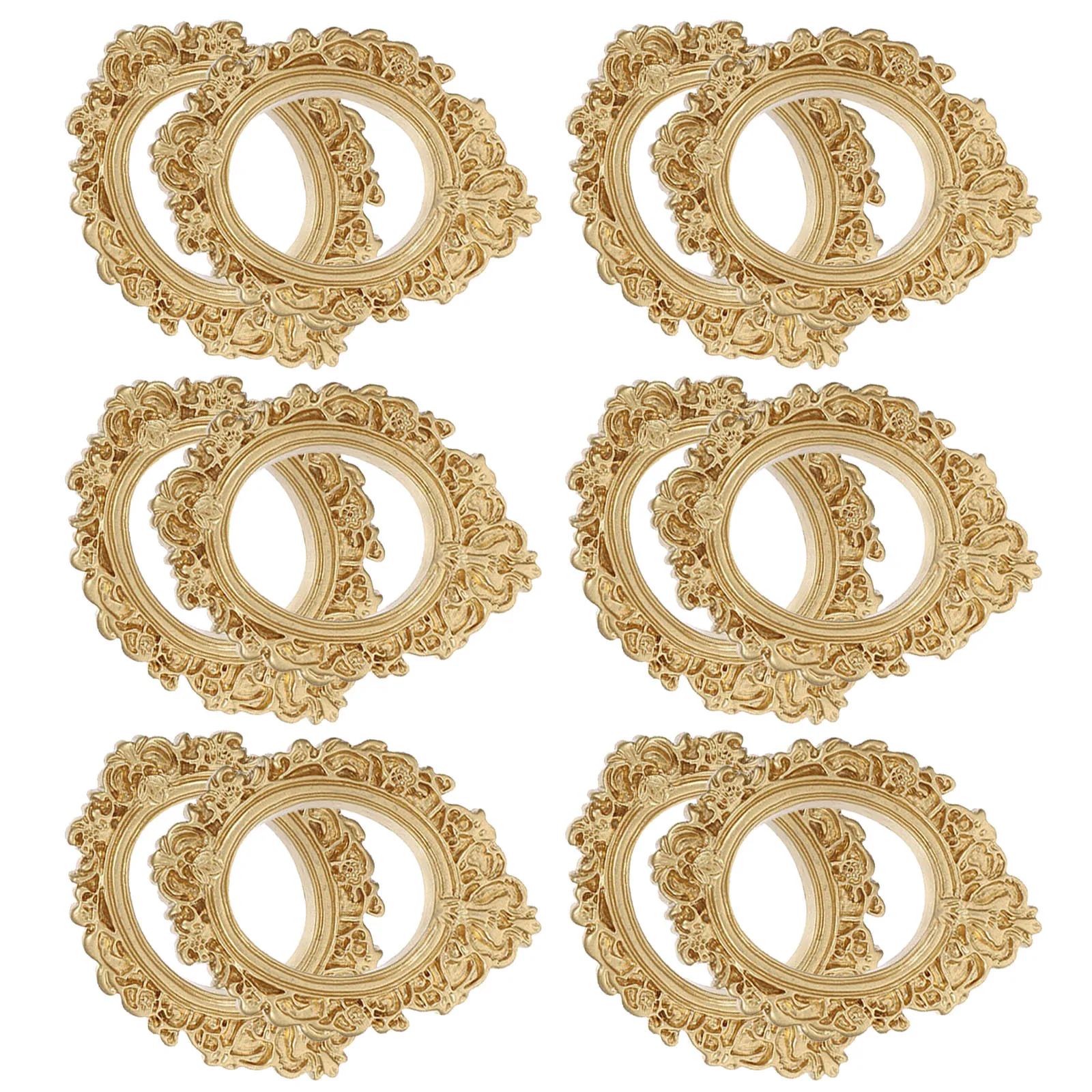 

Набор из 12 золотых мини-рамок для фото из смолы в ретро-стиле, компактные рамки для фото своими руками, украшение для чехла телефона, винтажная фоторамка