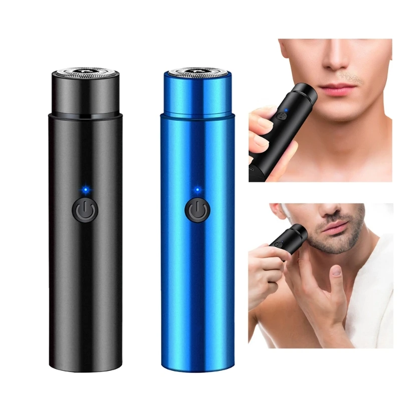Portable Mini Automatic Electric Razors Shaver Rechargeable Shaving Machine For Men Beard Trimmer Knife Wet-Dry Use Painless