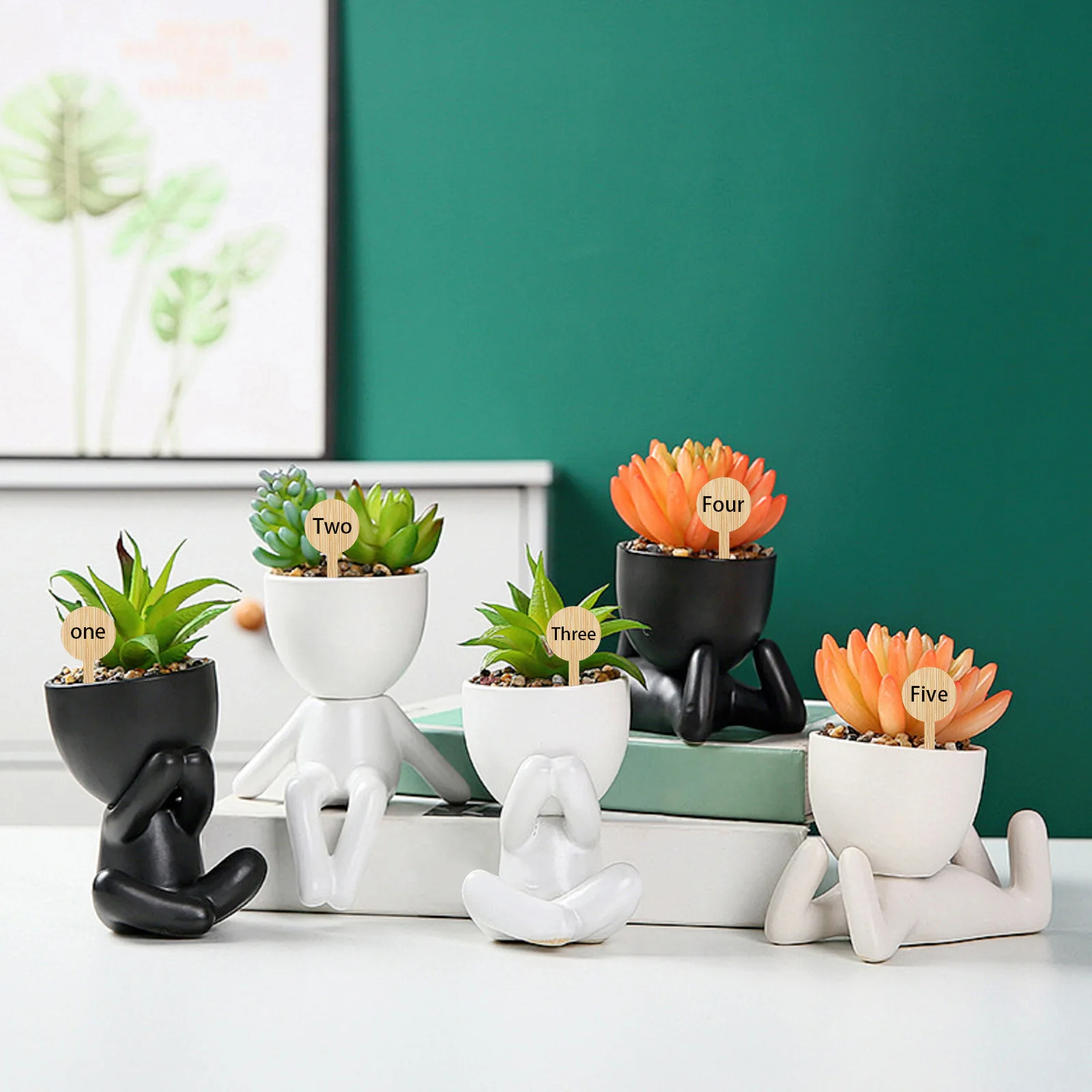 20 قطعة رشاقته الخيزران حديقة T شكل صديقة للبيئة الشتلات التسمية سهلة إدراج لون الخشب DIY بها بنفسك الكتابة