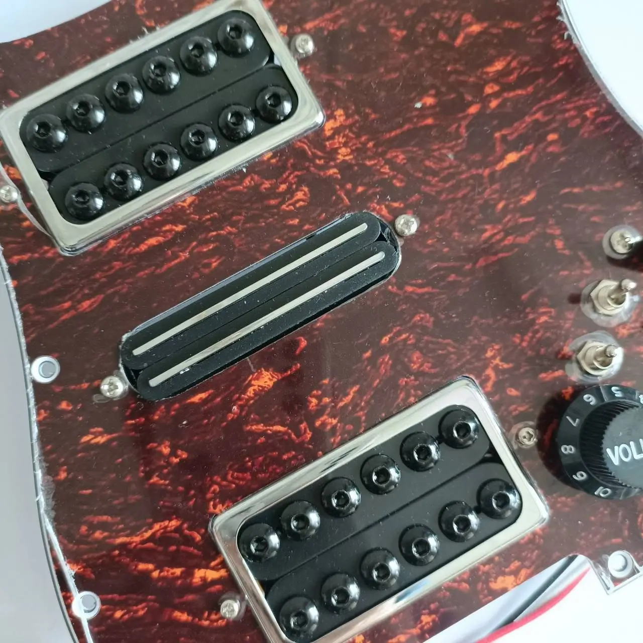 HSH Prewired Pickguard Loaded Invader Humbucker Pickup set Multi 7 Way Coil SplitSwitch Push Pull Toggle Guitar Accessories