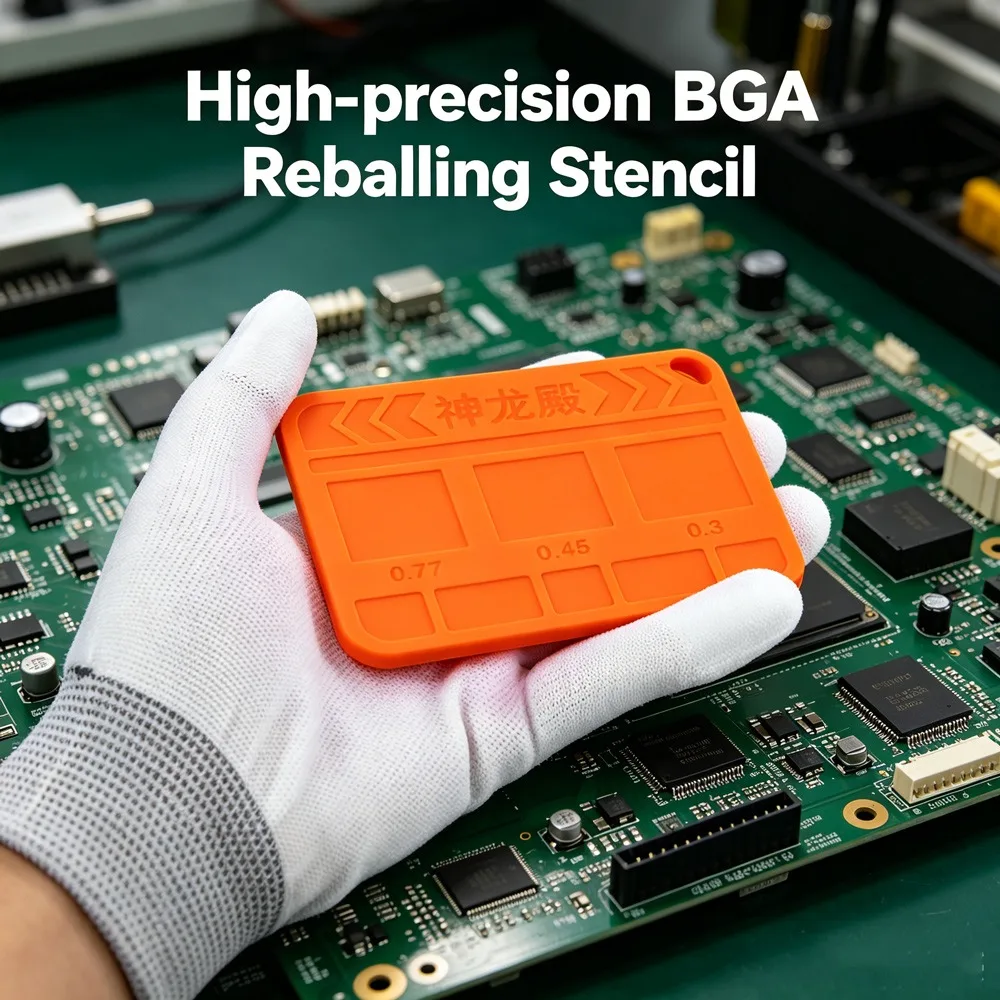 

Compact Magnetic Silicone Chip Reballing Pad Classification Compartments For Mobile IC BGA Soldering Disassembly Work