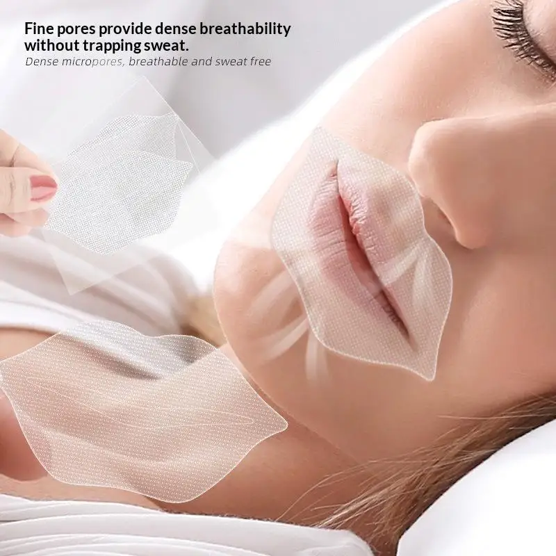 10Pcs Stop Snore Mouth Correction Sticker Tapes Anti Snoring Sleep Strips Sticker Gentle Less Mouth Seal Tape