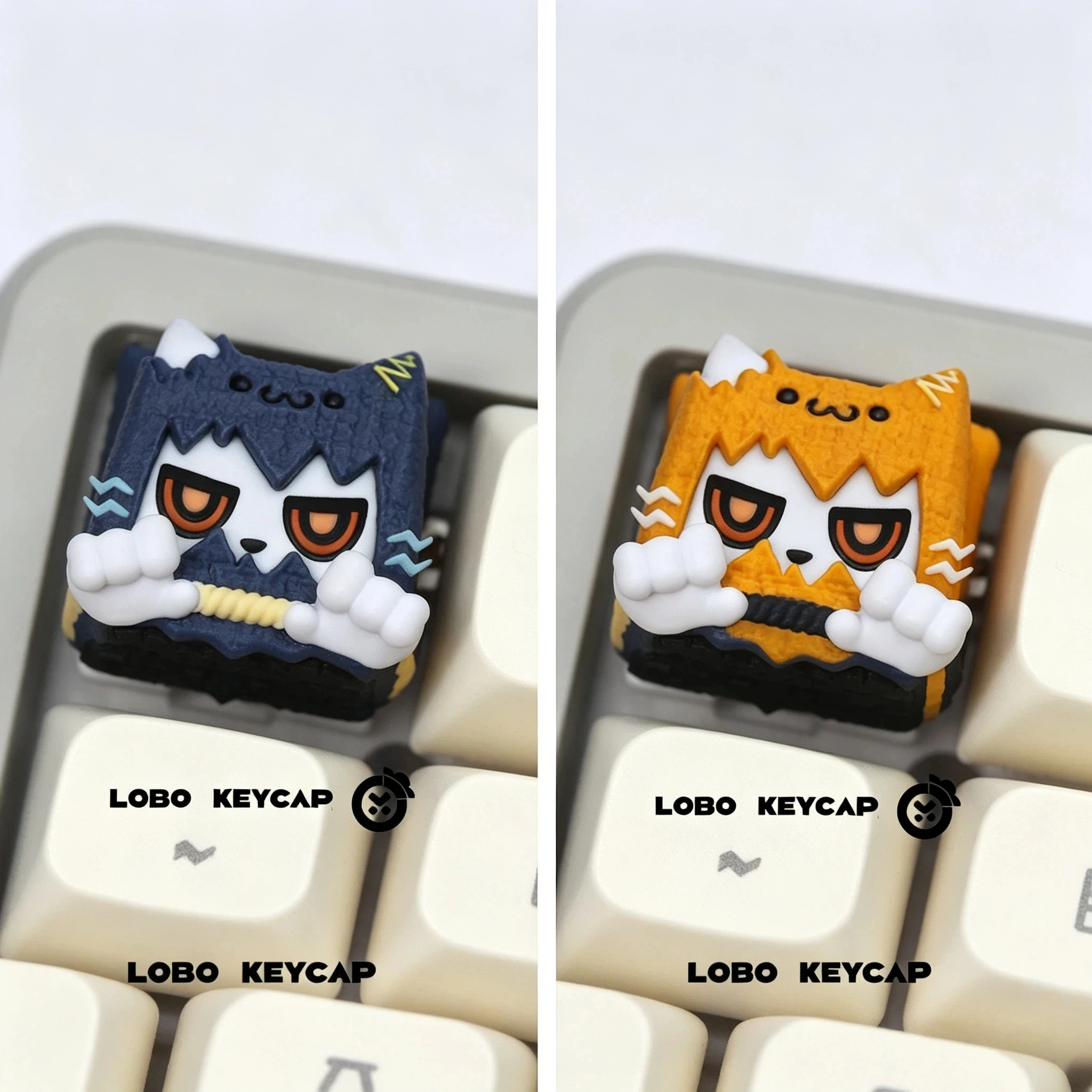 Tecla original de Lobo, diseño - Keycap Artisan Anime reseña y precio