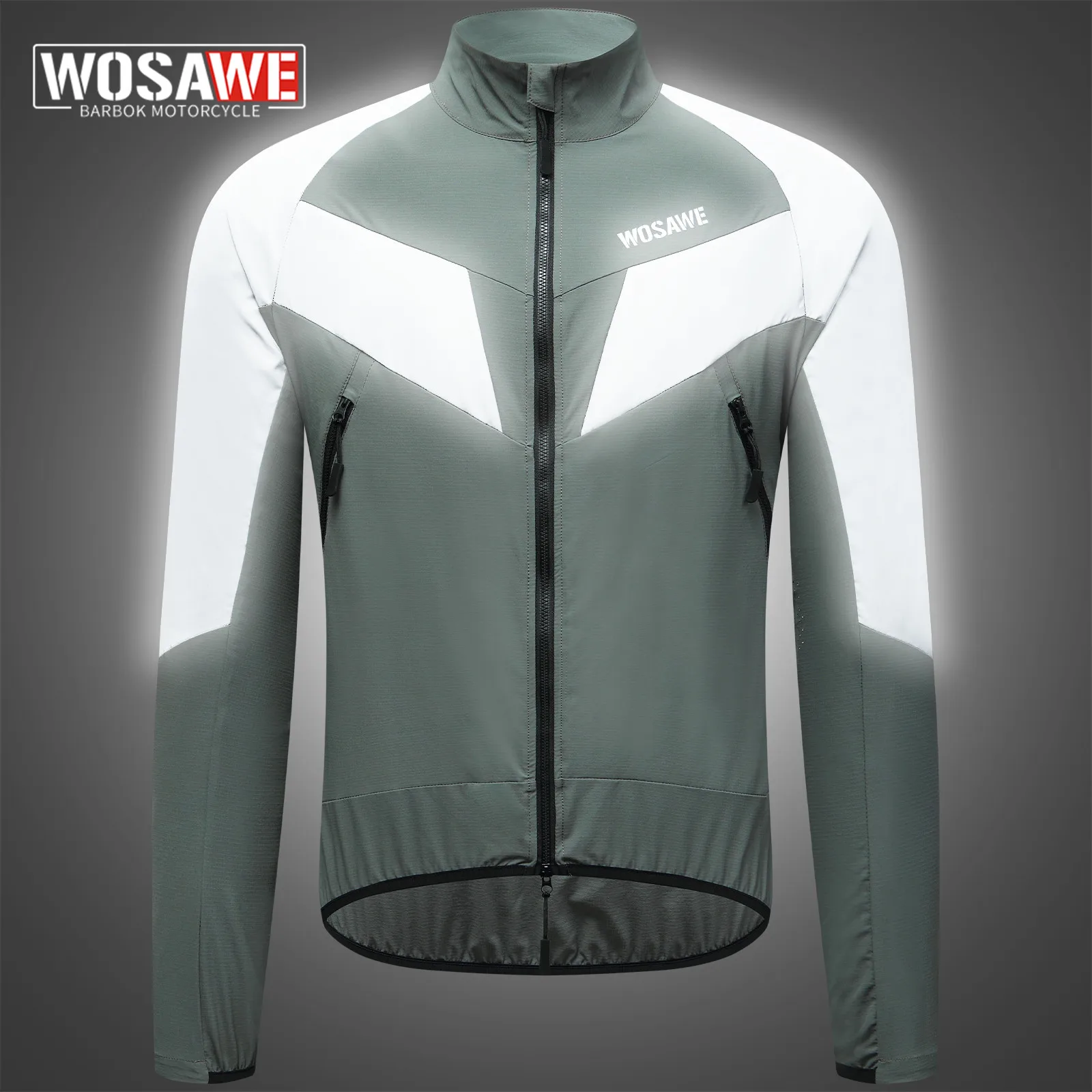 

Куртки WOSAWE с ночной светоотражающей полосой, ветрозащитные куртки для мотоциклистов, велосипедистов и бегунов, защитная одежда для мужчин и женщин, одежда для езды на горных велосипедах