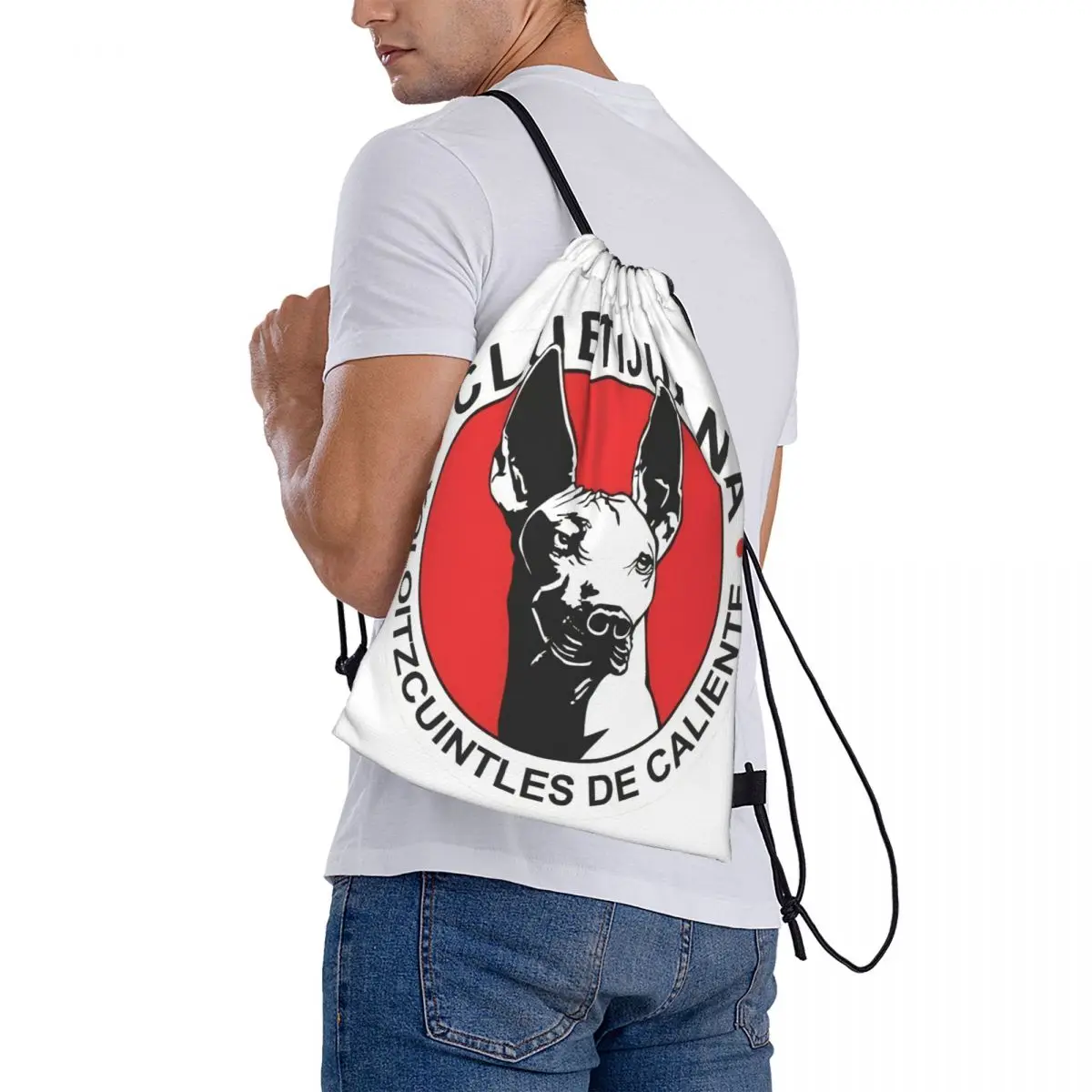 Xolos Tijuana Mexico Football Soccer Drawstring Bag Backpack shoe bag travel bag men's backpack small fabric bag