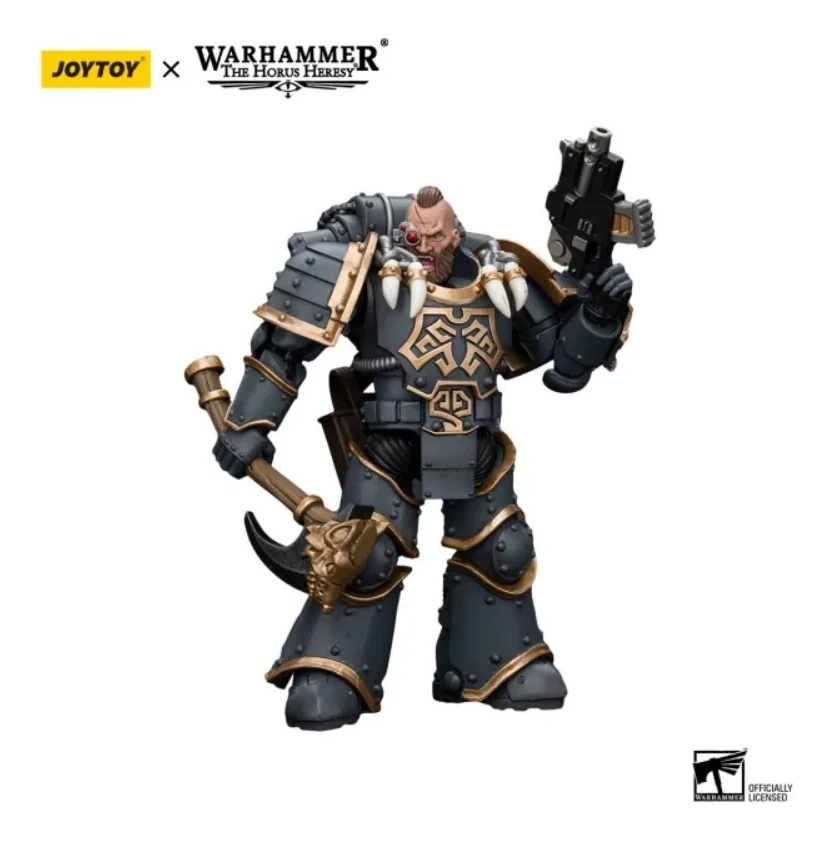 

JOYTOY Warhammer 40000/40k The Horus Heresy Space Wolves Grey Slayer Pack Grey Slayer2 Action Figure Doll Model Gift Decoration