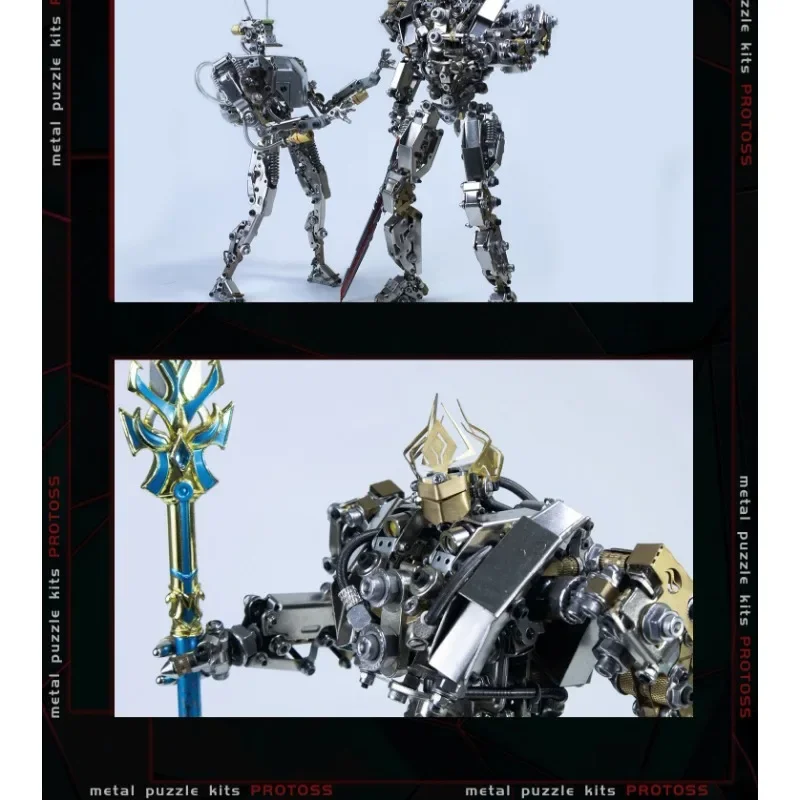 The eldest son of God is a highly difficult DIY metal assembly model, a trendy mechanical mecha ornament, and a 3D puzzle