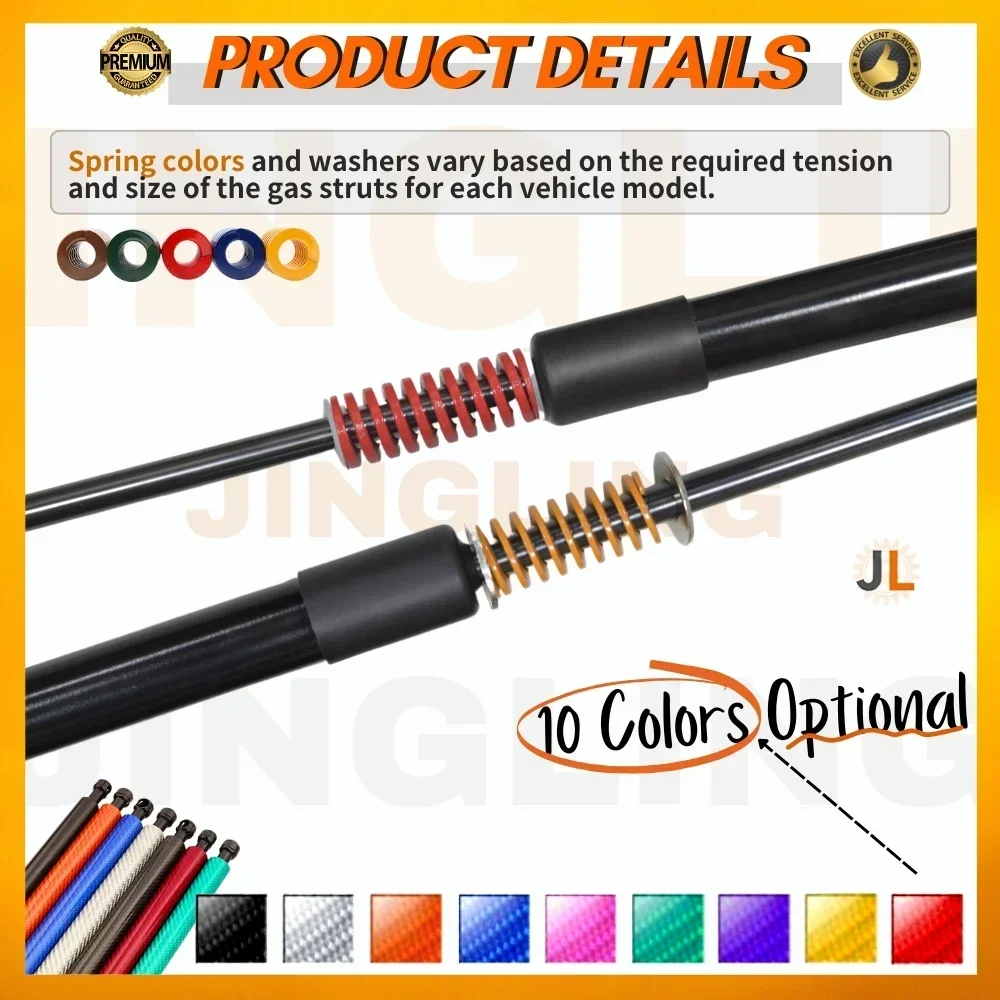 Qty (2) suportes de porta-malas com mola para Fiat Panda 319 312 Hatchback 2011-2023 Suporte de elevação de bagageira traseira amortecedores