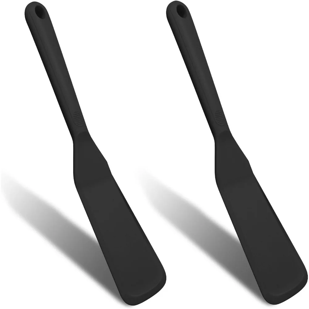 Espátula fina de silicona, espátula de cocina resistente al calor, tortilla, tortitas, espátula para cocinar filetes, huevos, utensilios de cocina antiadherentes, 1 Uds.
