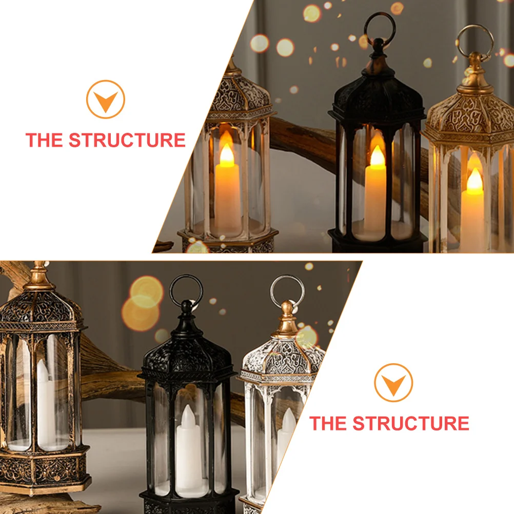 الرجعية توهج الرياح فانوس ديكور إلكتروني لعيد الميلاد مهرجان المنزل حزب زخرفة خمر نمط المحمولة شنقا الخفيفة