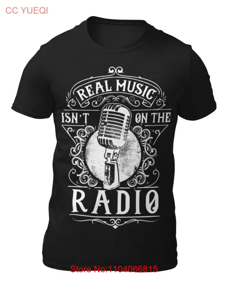 Real Music Isnt On the Radio - Men's T-Shirt - Women's T-Shirt