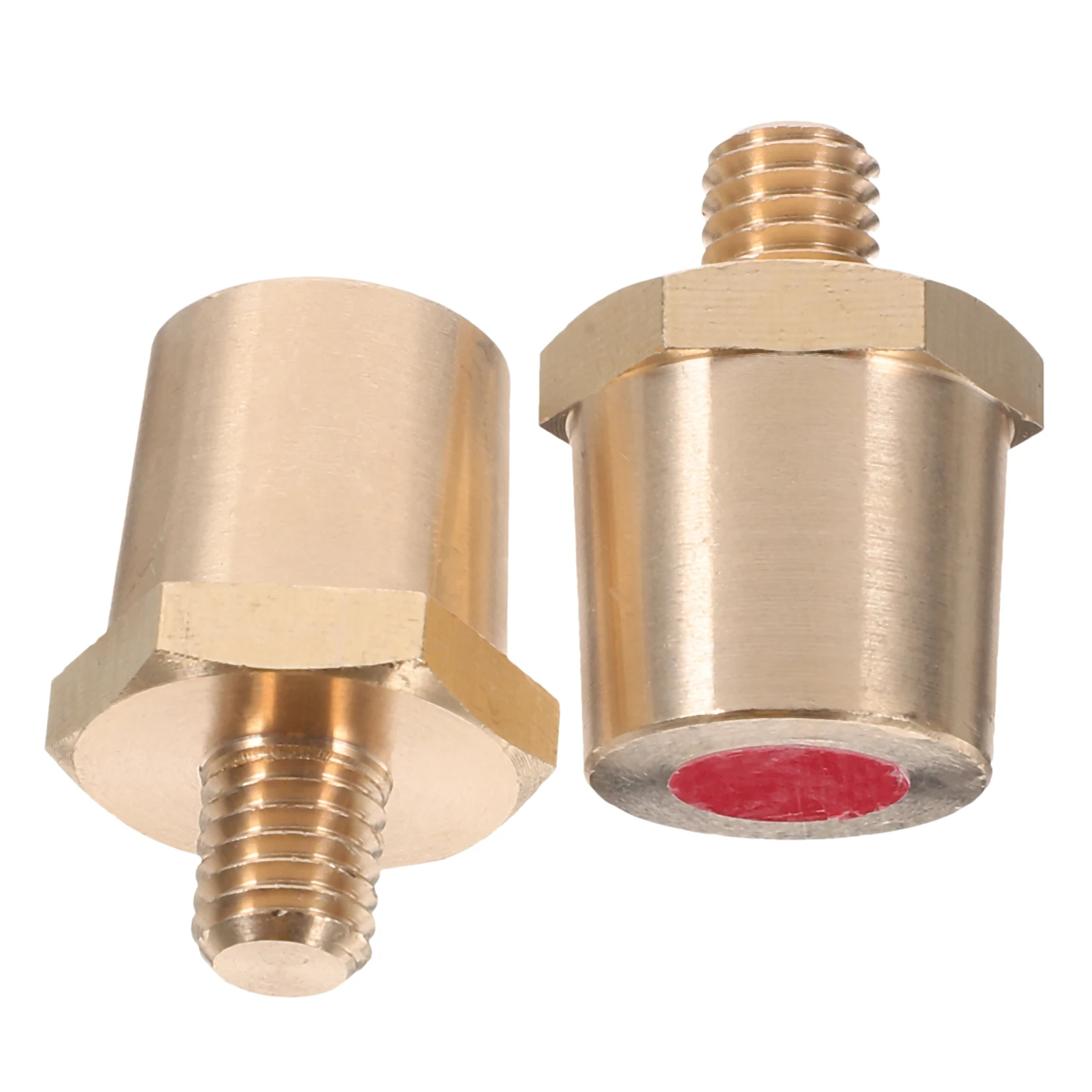 

2PCS Car Terminal Connectors 8mm Thread Adapters Brass Side Post Connectors 6mm Terminals Post Adapter Vehicle