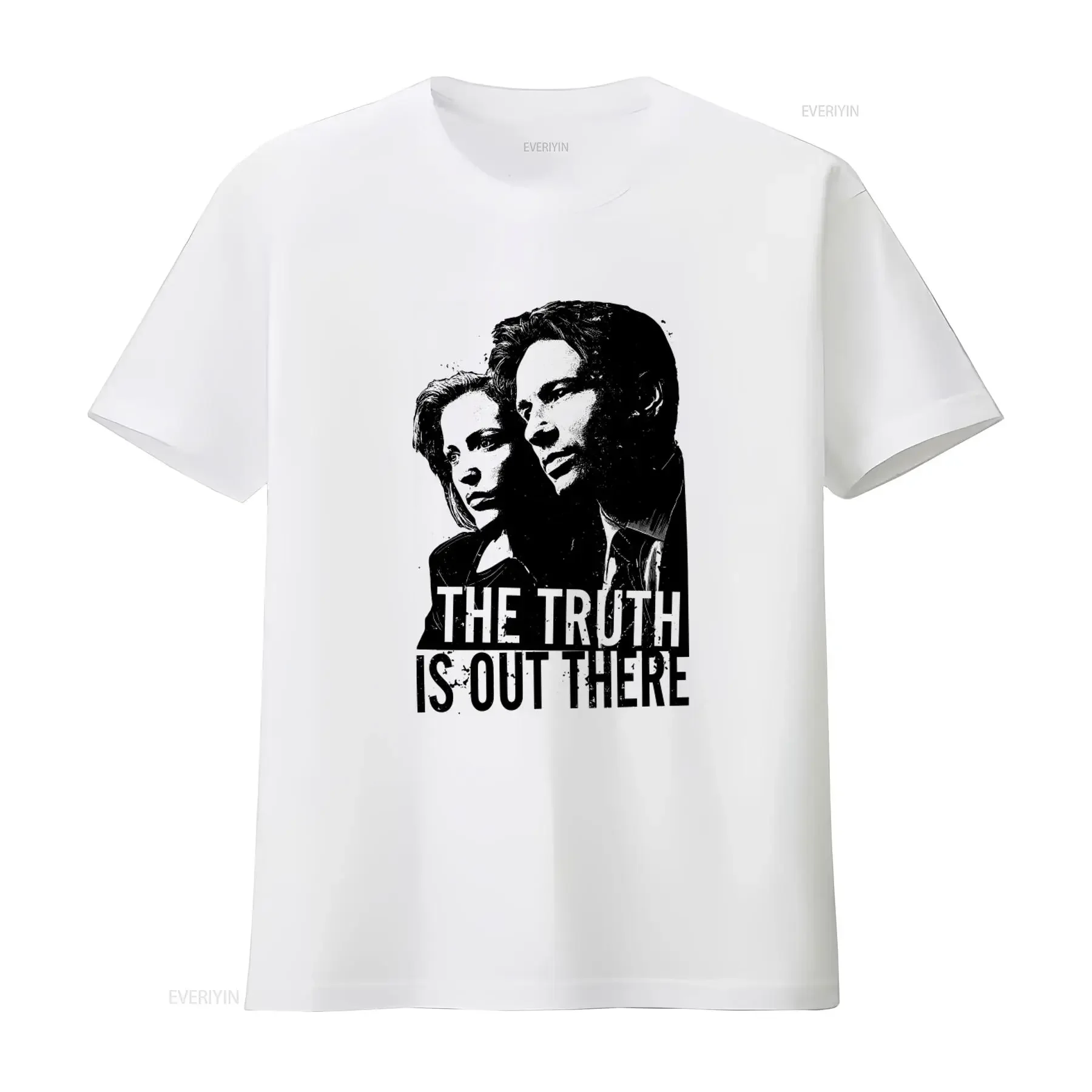 The X Files Truth T Shirt Mens Licensed TV Show Alien UFO Retro New White  vintage Washed graphic Casual fashion Versatile