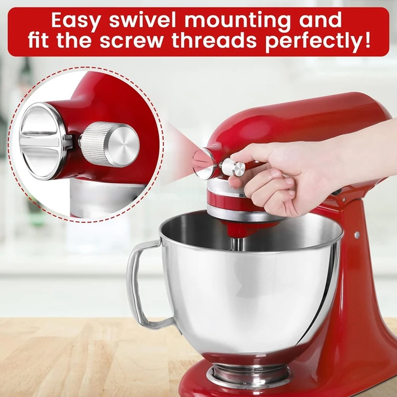 Thumb Screw Acessório Knob para Kitchen Aid, Stand Mixers, Hub Parafuso Peças, Acessórios, 4Pcs