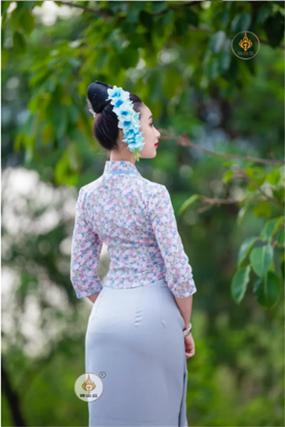 Dai tradicional primavera e verão confortável, simples e elegante, roupa diária