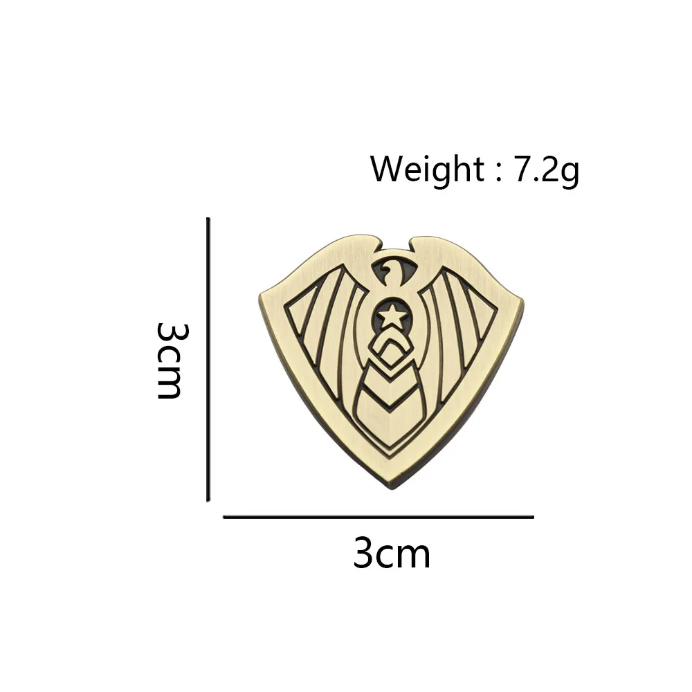The Boys Soldier Boy Schild Emaille-Pin Vintage Gold Adler-Wappen Broschen Vought Superhelden-Reversnadeln TV-Fan-Schmuck Geschenk – Detail 3