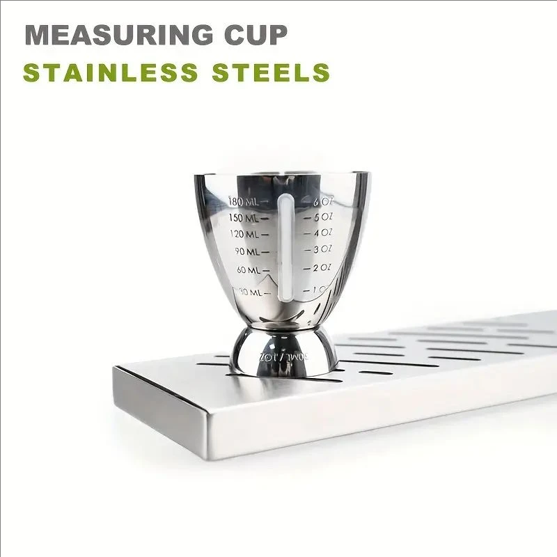 30/60ml Cocktail Bar Stainless Steel Jigger Double Spirit Measuring Cup For Home Bar Party Club Accessories Barware Tools home