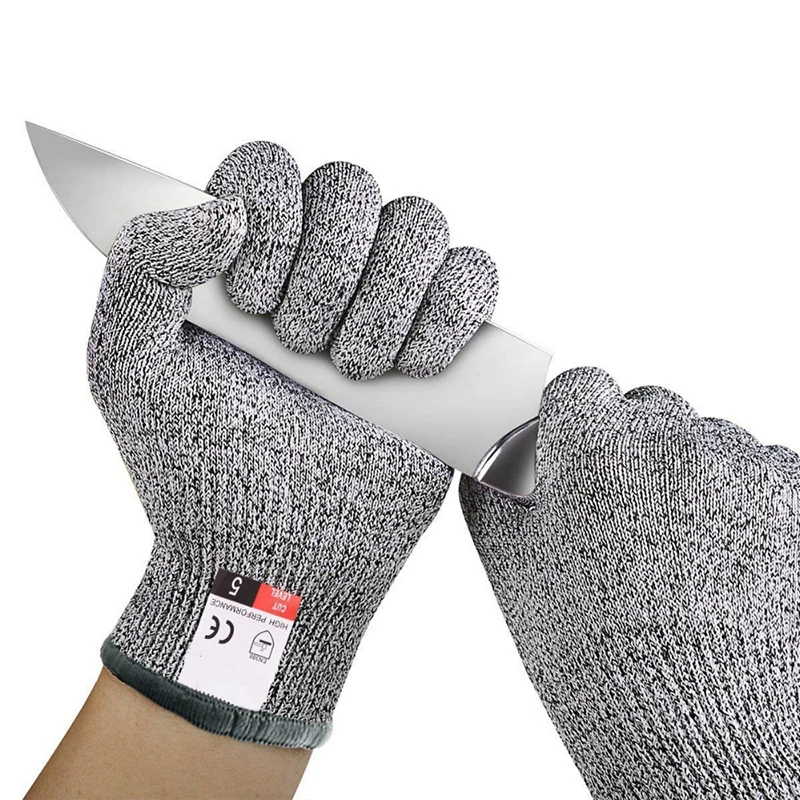 HPPE Level 5 Safety Anti Cut Gloves High-strength Industry Kitchen Gardening Anti-Scratch Anti-cut Glass Cutting Multi-Purpose