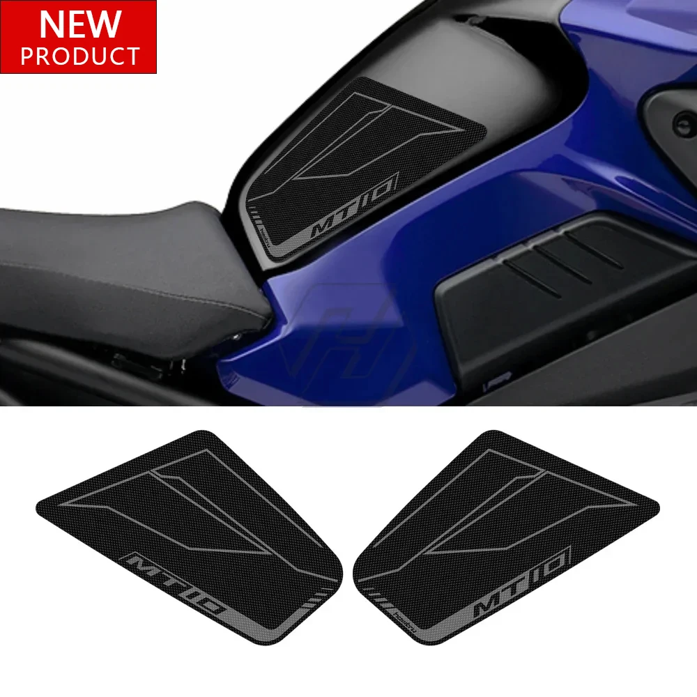 

Для 2016-2020 Yamaha MT-10 MT10 мотоциклетная наклейка, модификация бокового бака, боковая панель, противоскользящая наколенница, комплект наклеек