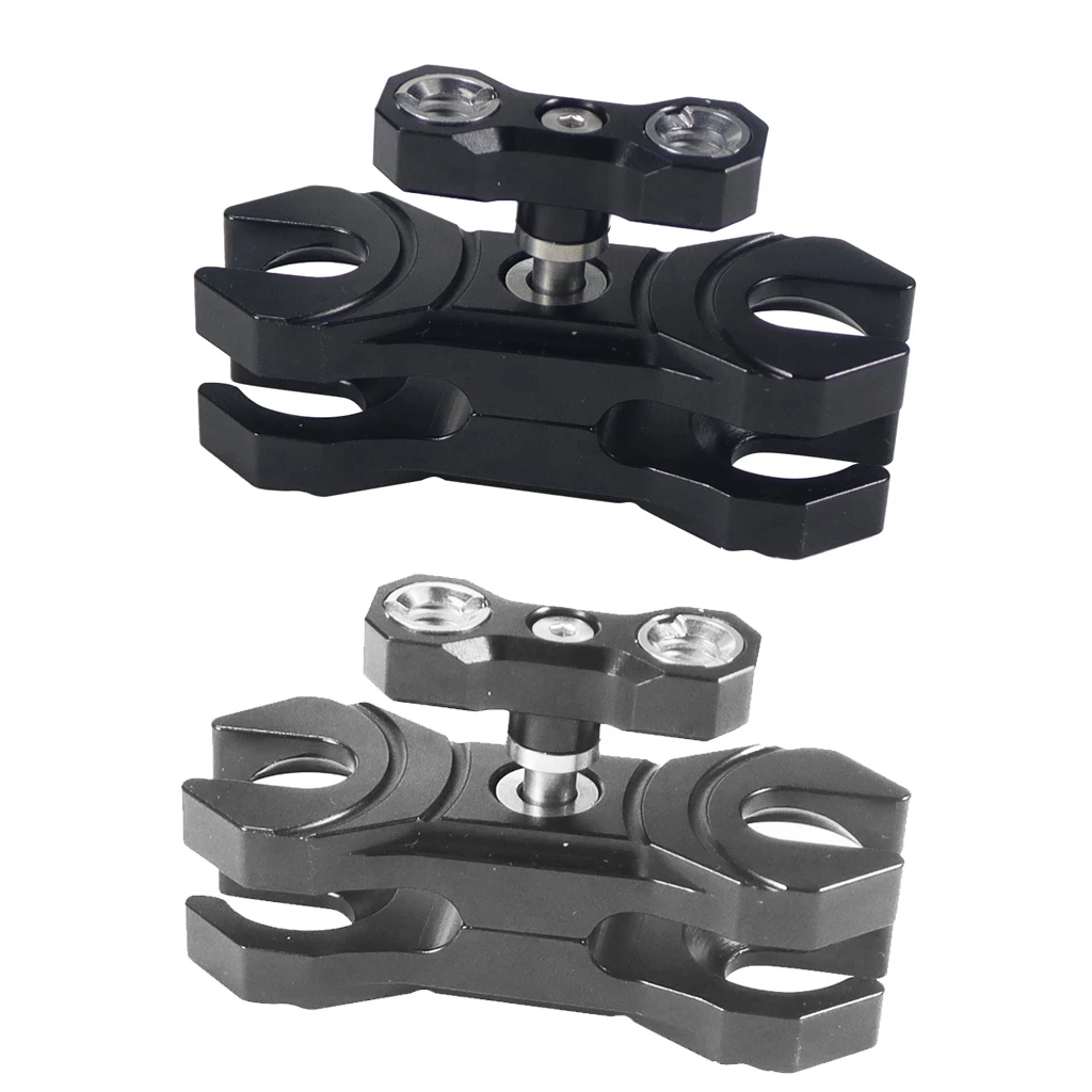 20mm Kugelkopf-Klemmhalterungsadapter mit 1/4'- und 3/8'-Schraube, ARRI-Positionierungsstift für DSLR-Kamera-Rig, Magic Arm, Monitor- und Lichthalterung – Detail 2