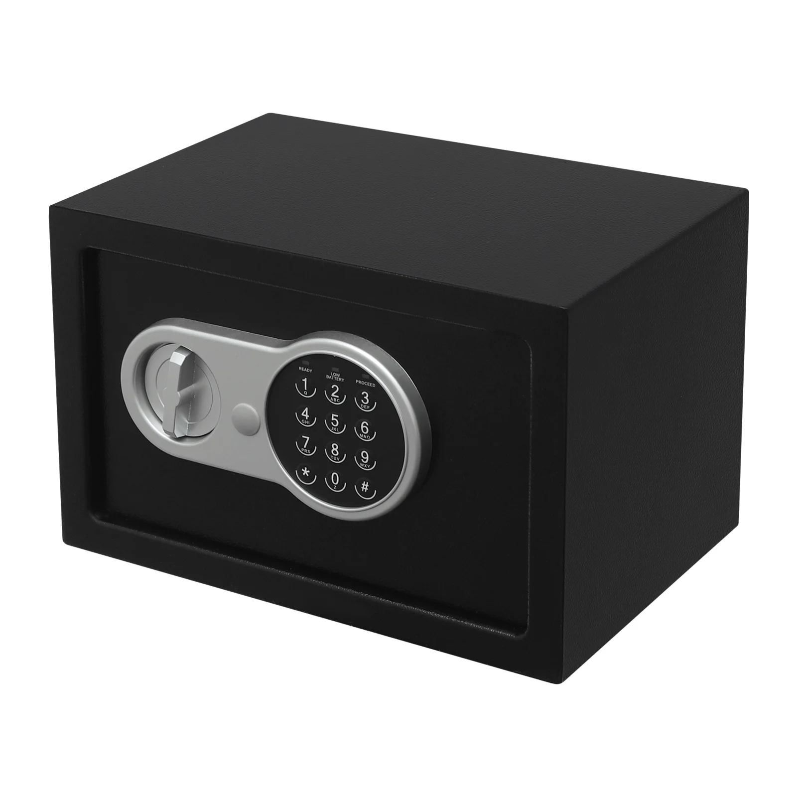 Steel Safe Deposit Box Digital Lock Safe Box with Keys 31*20*20cm