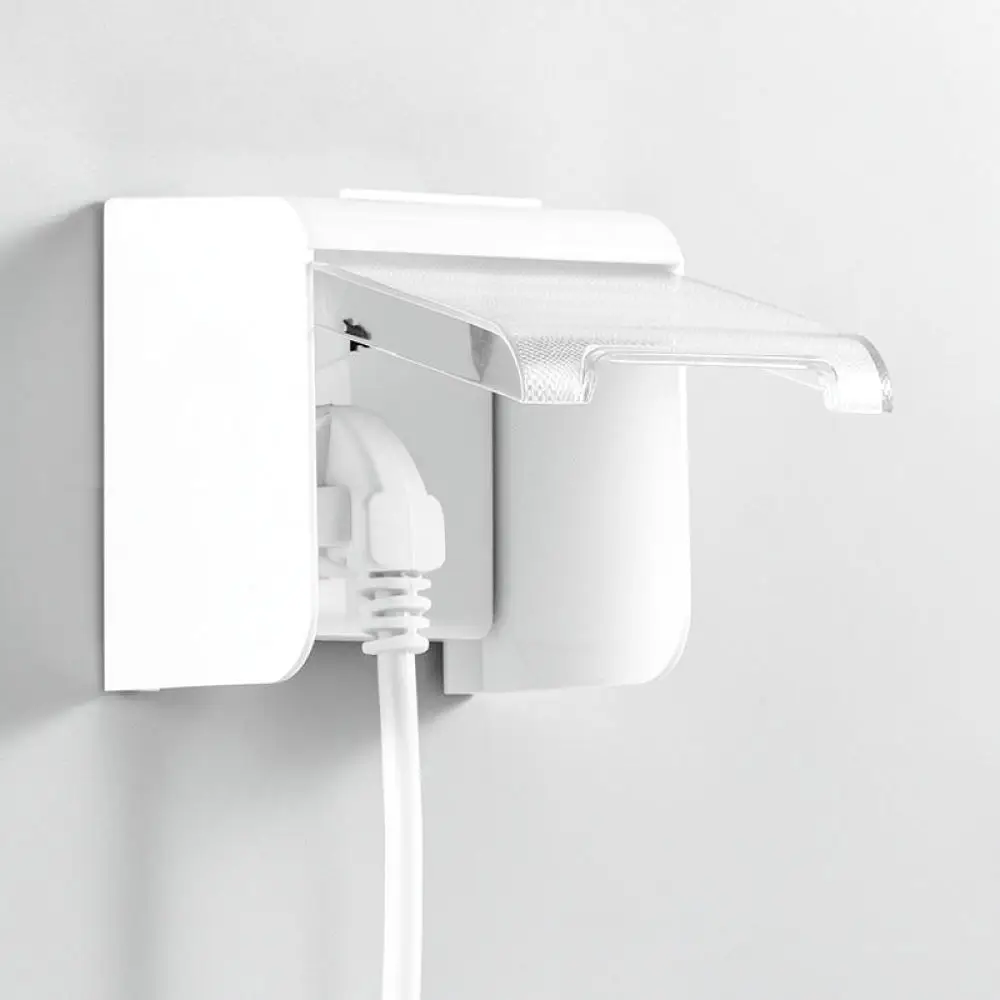 For For AOKOLa Waterproof Box Toilet Socket Guard Bathroom Outlet Splashproof Protector Screw Mounted Housing Case